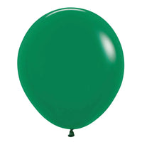 SEMPERTEX 18" Fashion Forest Green Latex Balloons 25ct