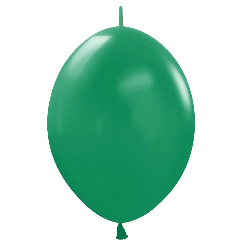 SEMPERTEX 12"Link-o-loon Fashion Forest Green 50ct
