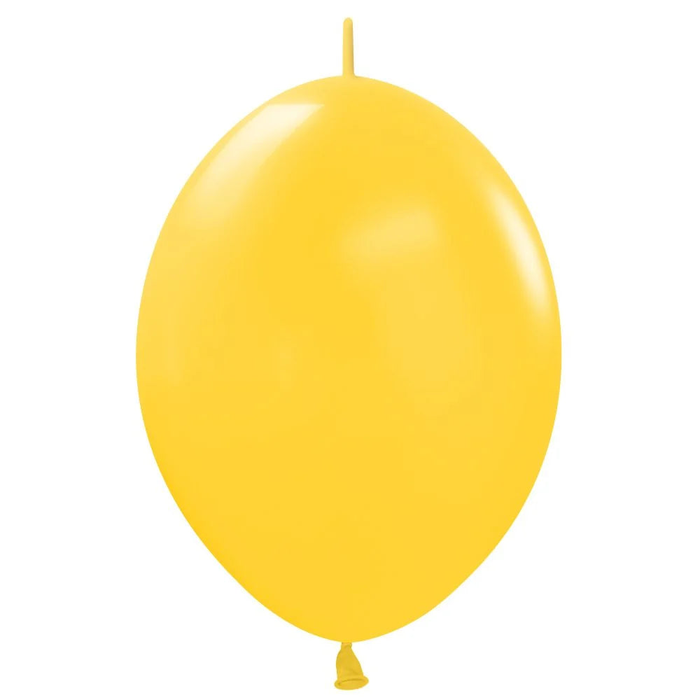 SEMPERTEX 12"Link-o-loon Deluxe Honey Yellow 50ct