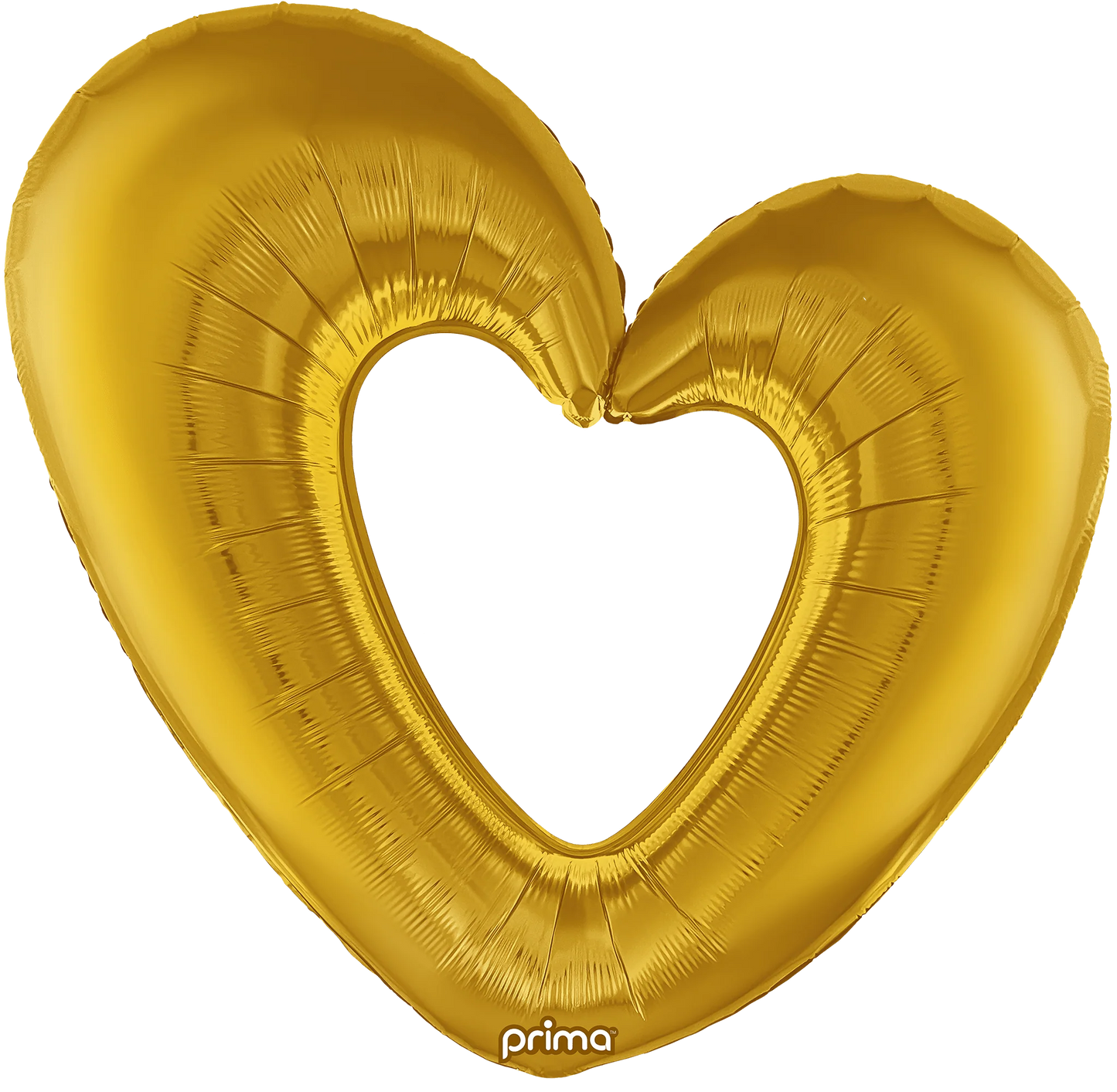 40" Gold Open Heart