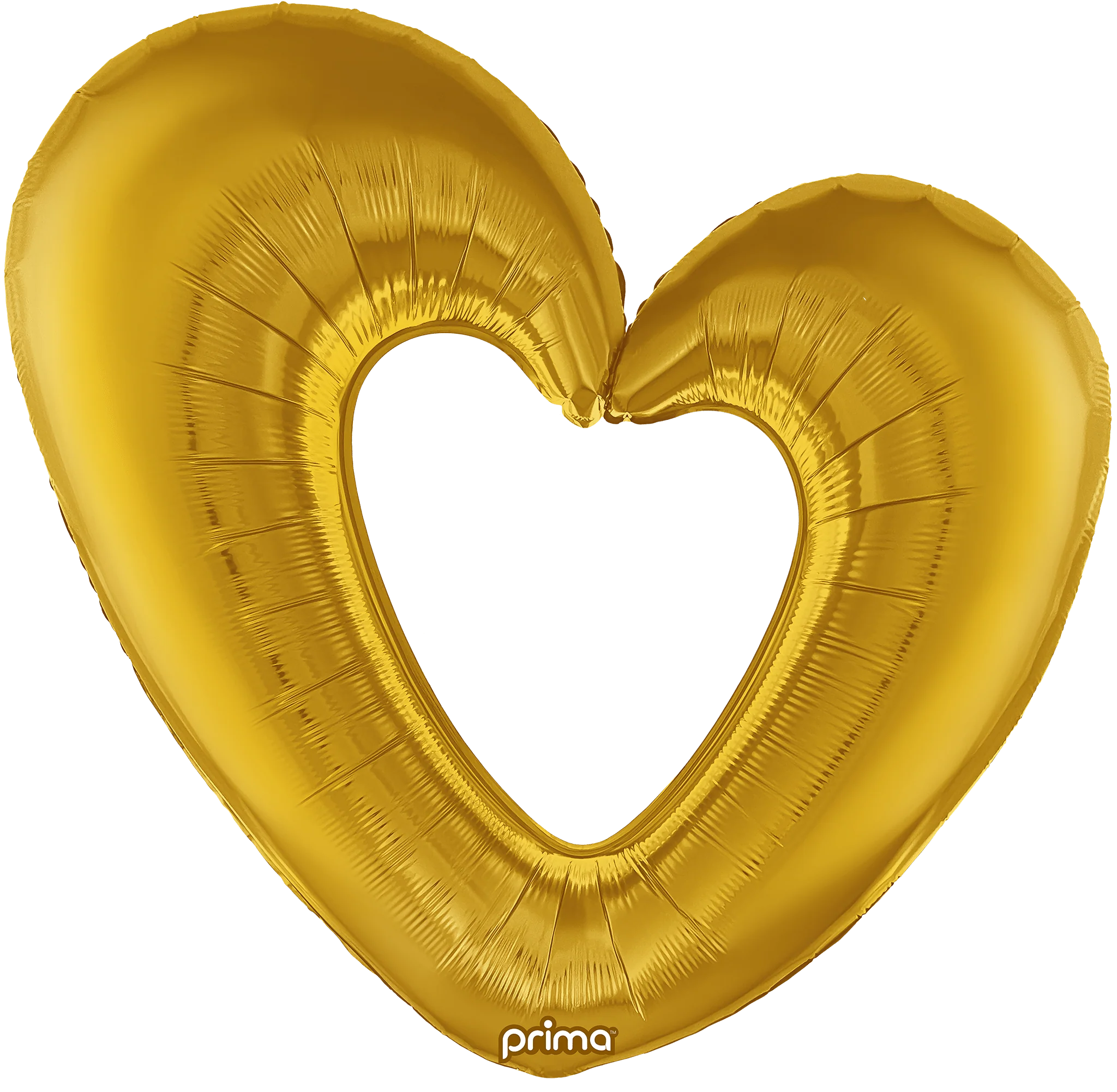 40" Gold Open Heart