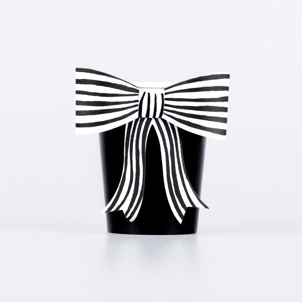 Stripe Pumpkin Napkins (x 16)