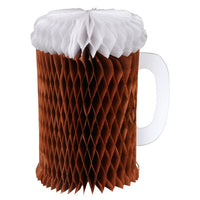 MERI MERI Gold Happy Beerday Honeycomb Birthday Card
