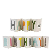 MERI MERI Birthday Banner Card