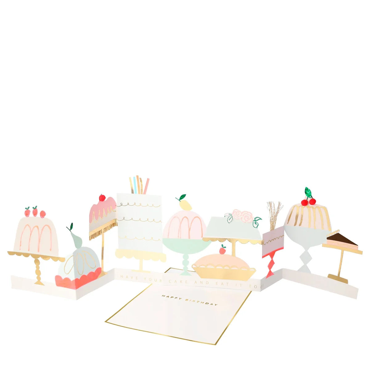 MERI MERI Cake Birthday Card