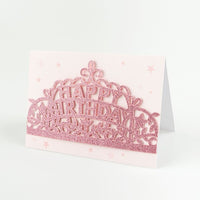 MERI MERI Wearable Pink Tiara Birthday Card
