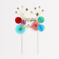 MERI MERI Happy Birthday Cake Topper