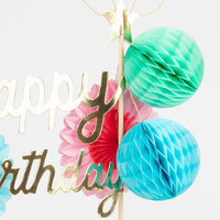 MERI MERI Happy Birthday Cake Topper