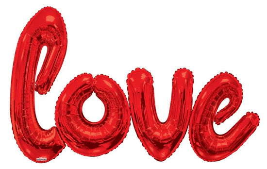 36” Love Script Balloon (Air Fill only)