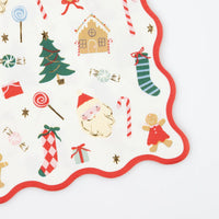 MERI MERI Jolly Christmas Large Napkins (x 16)