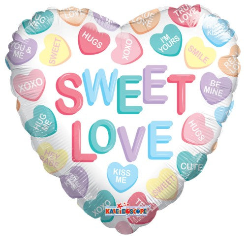 18" Sweet Love Balloon (flat)