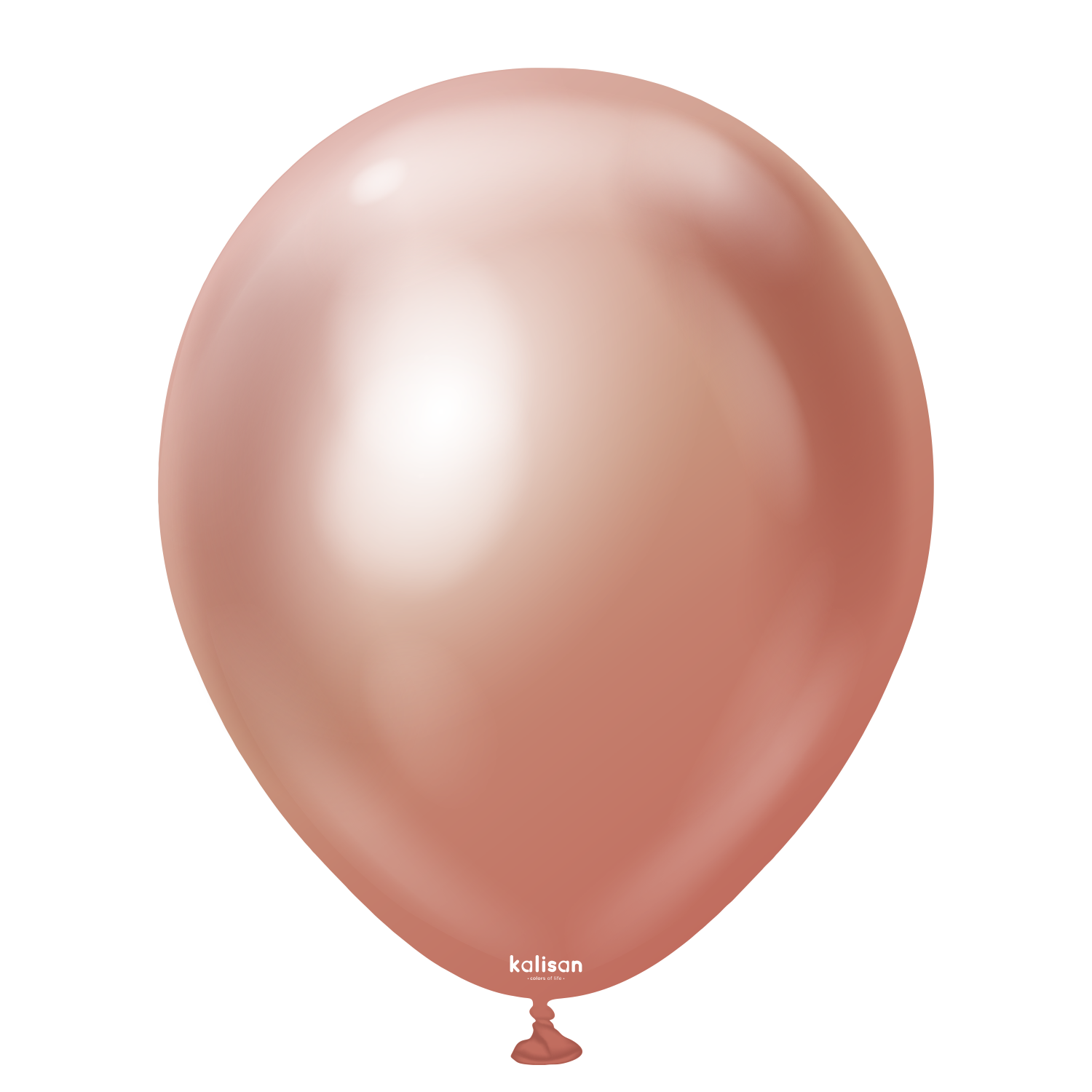 KALISAN 12” Mirror Rose Gold Latex 50ct
