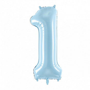 Party America 34" Pastel Blue Jumbo Numbers