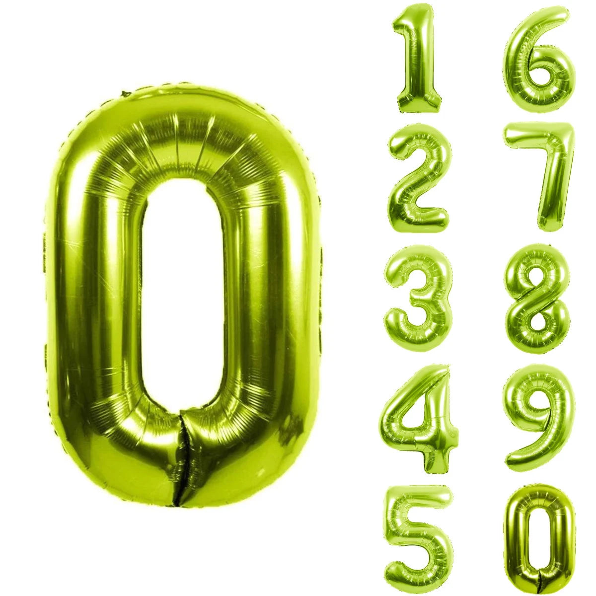 Party America 34" Green Jumbo Numbers