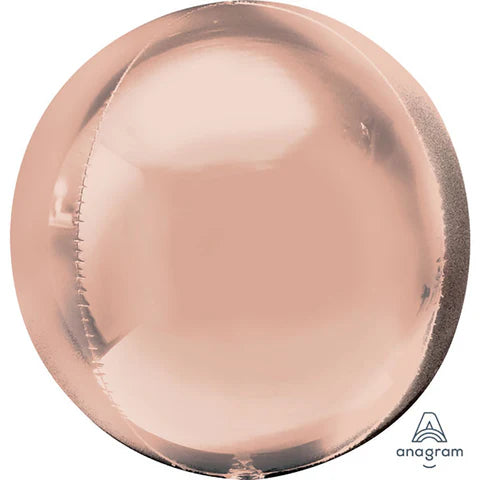 Anagram 21" Rose Gold Jumbo Orbz (FLAT)