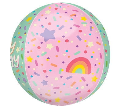 Anagram 15" Ice Cream Birthday Balloon Orbz