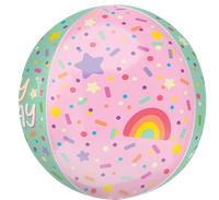 Anagram 15" Ice Cream Birthday Balloon Orbz
