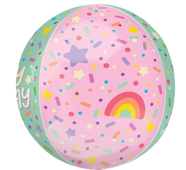 Anagram 15" Ice Cream Birthday Balloon Orbz
