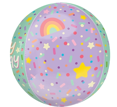 Anagram 15" Ice Cream Birthday Balloon Orbz