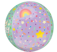 Anagram 15" Ice Cream Birthday Balloon Orbz