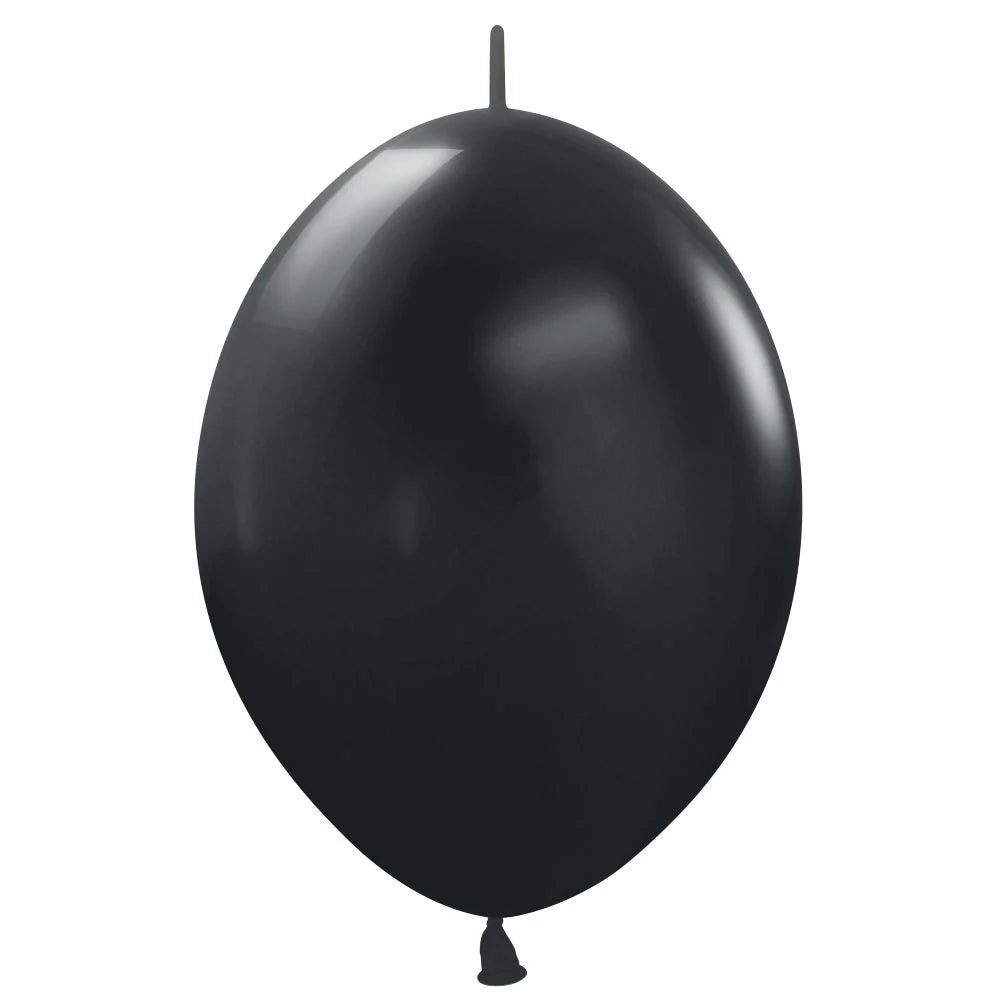 Sempertex 12"Link-o-loon Deluxe Black 50ct