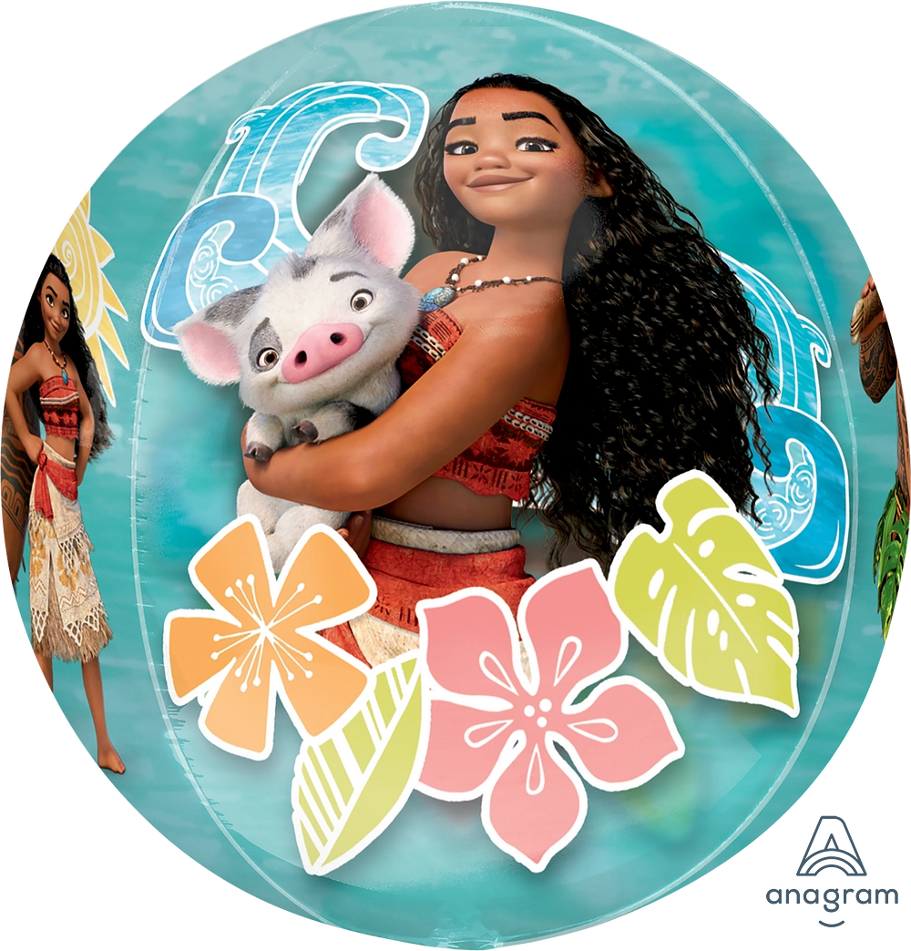 Anagram 15" Moana Orbz Balloons