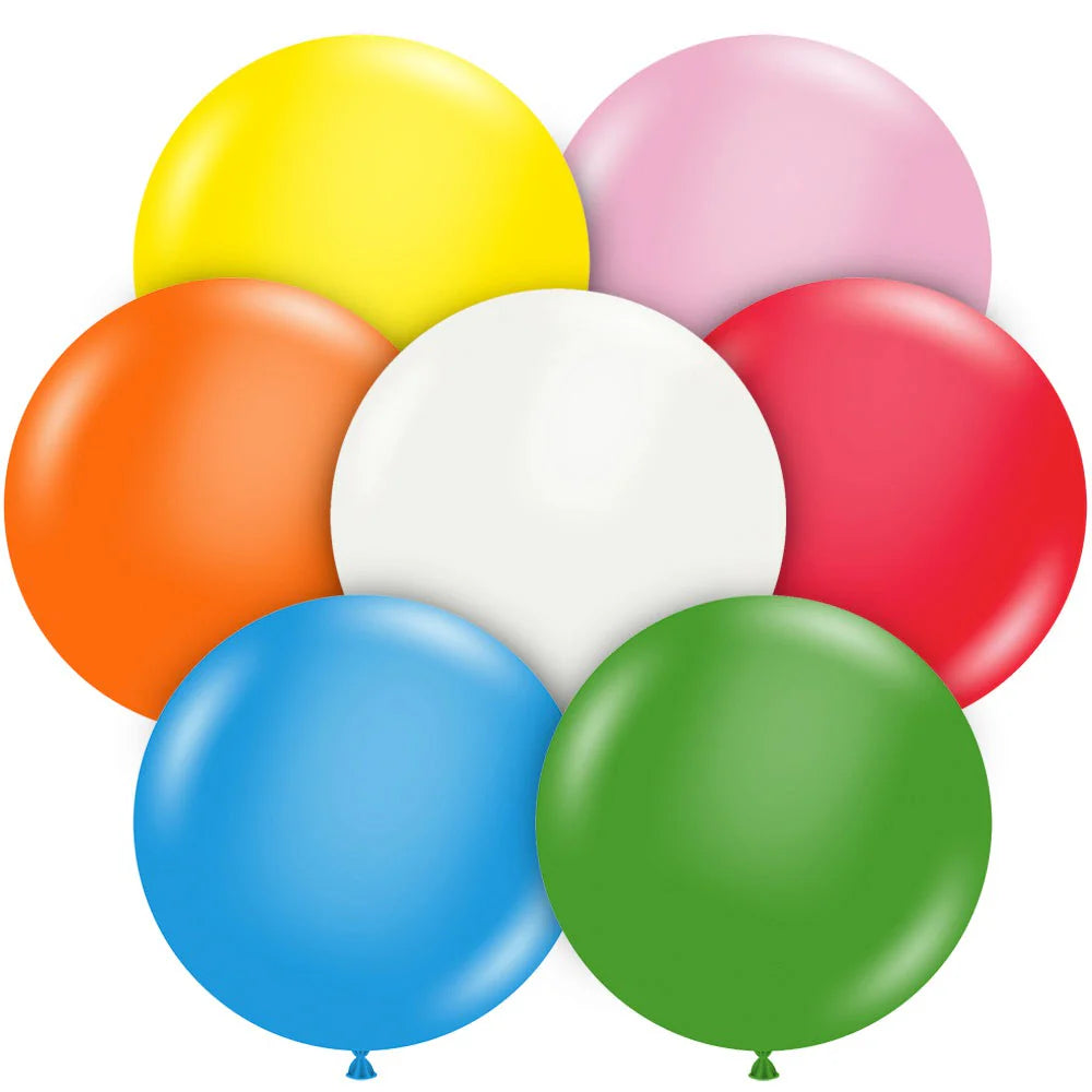 Tuftex 17" Latex Standard Assortment w/White 50CT