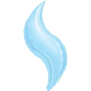 Anagram 36” Pastel Blue Curve (FLAT)