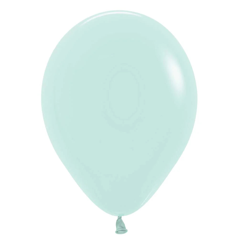 Sempertex 5" Latex Pastel Matte Green 100ct
