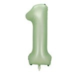 34" Sage Foil Balloon Number