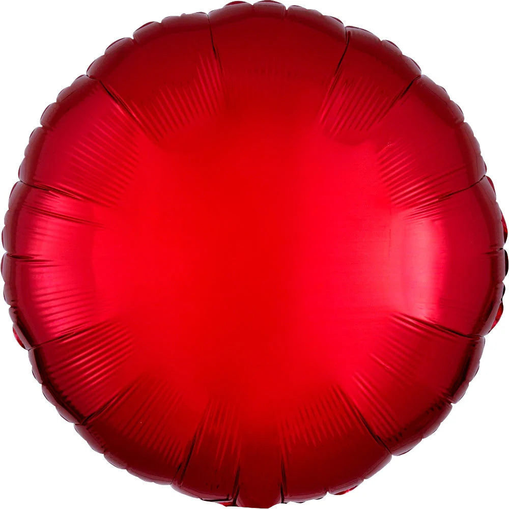 18” Red Round (Flat)