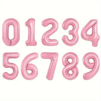 Party America 34" Pastel Pink Jumbo Numbers