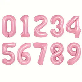Party America 34" Pastel Pink Jumbo Numbers