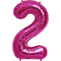 Party America 34" Fuchsia Jumbo Numbers