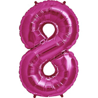 Party America 34" Fuchsia Jumbo Numbers