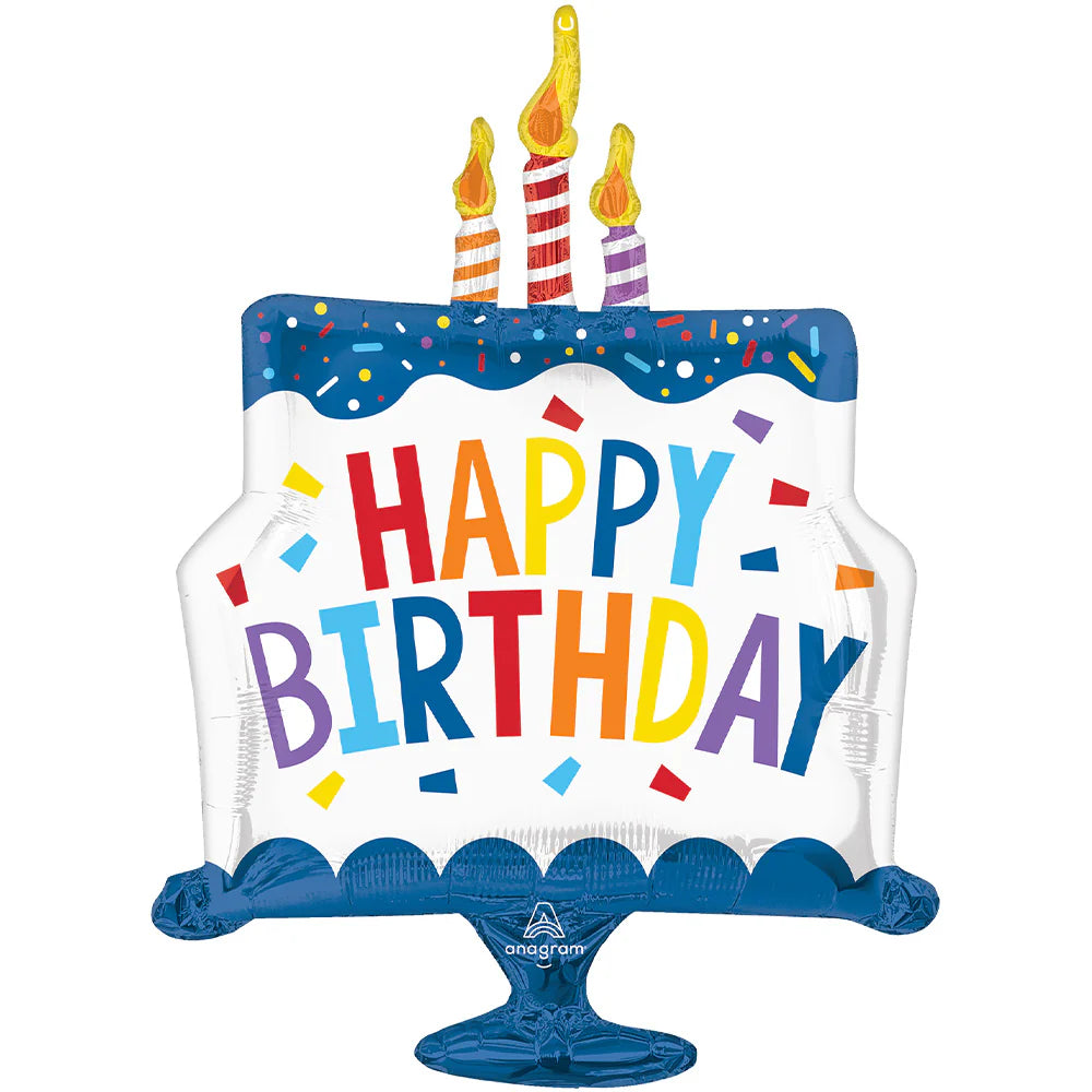 Anagram 29" Happy Birthday Tiered Cake