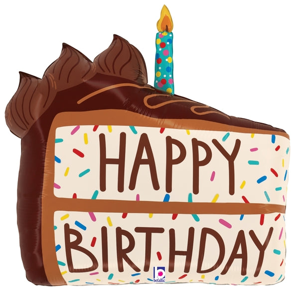 Betallic 28" Happy Birthday Cake