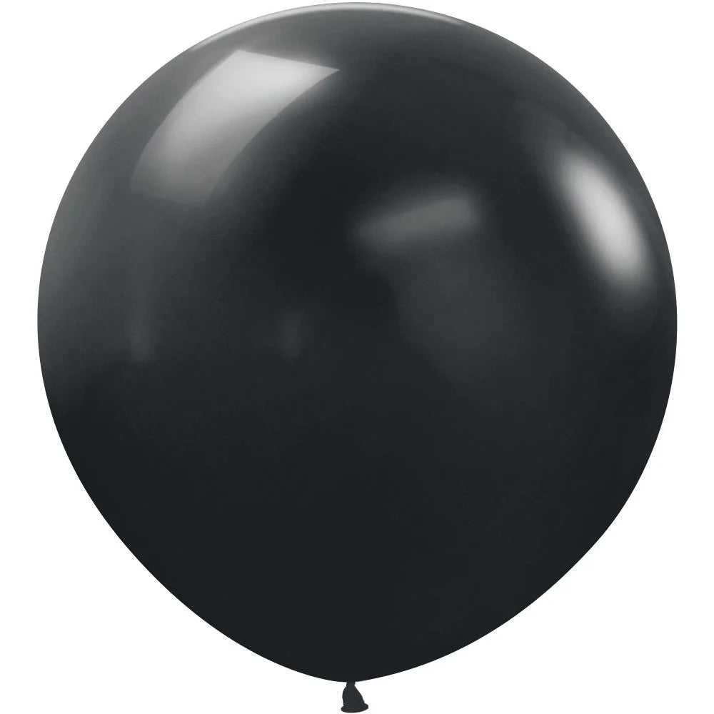 Sempertex 36" Deluxe Black Latex Balloon  2ct