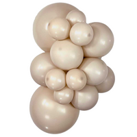 Sempertex 18" Deluxe White Sand Latex Balloons 25ct