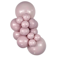 Sempertex 5" Pastel Dusk Rose 100ct