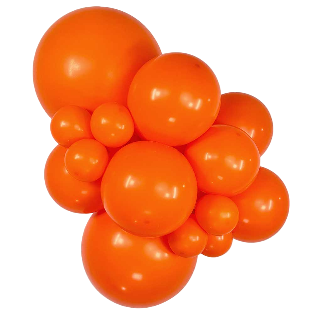 Betallatex 18" Fashion Orange Latex Balloon 25ct