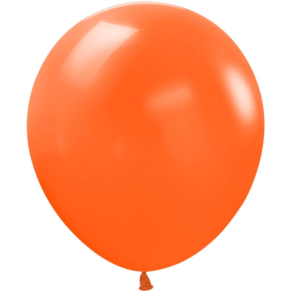 Betallatex 18" Fashion Orange Latex Balloon 25ct