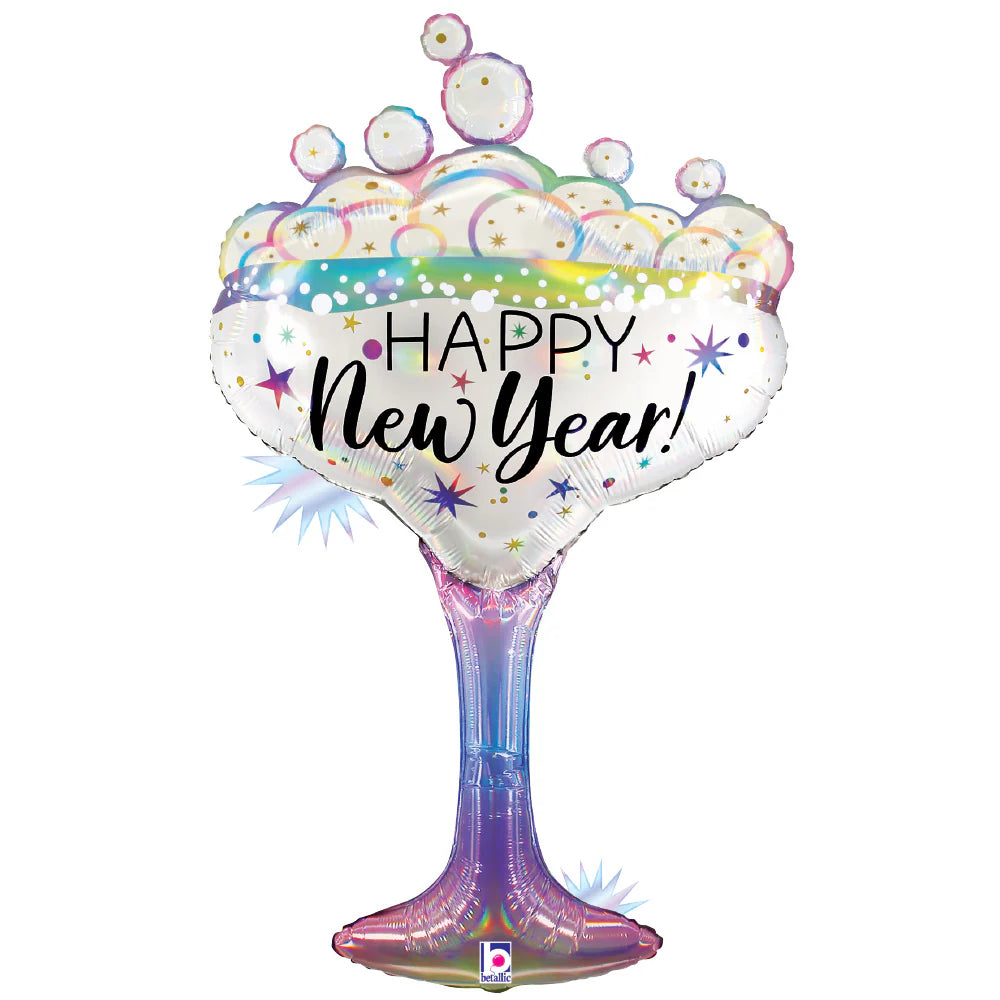 Betallic 37" Opal New Year Champagne Glass.