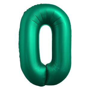 34" Emerald Green Foil Balloon Number