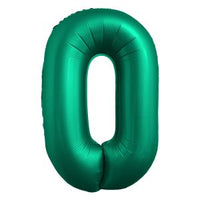 34" Emerald Green Foil Balloon Number