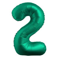 34" Emerald Green Foil Balloon Number