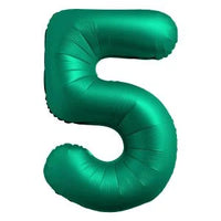 34" Emerald Green Foil Balloon Number