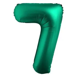 34" Emerald Green Foil Balloon Number