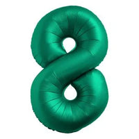 34" Emerald Green Foil Balloon Number