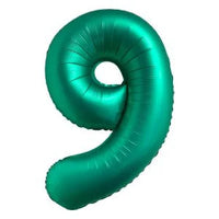 34" Emerald Green Foil Balloon Number